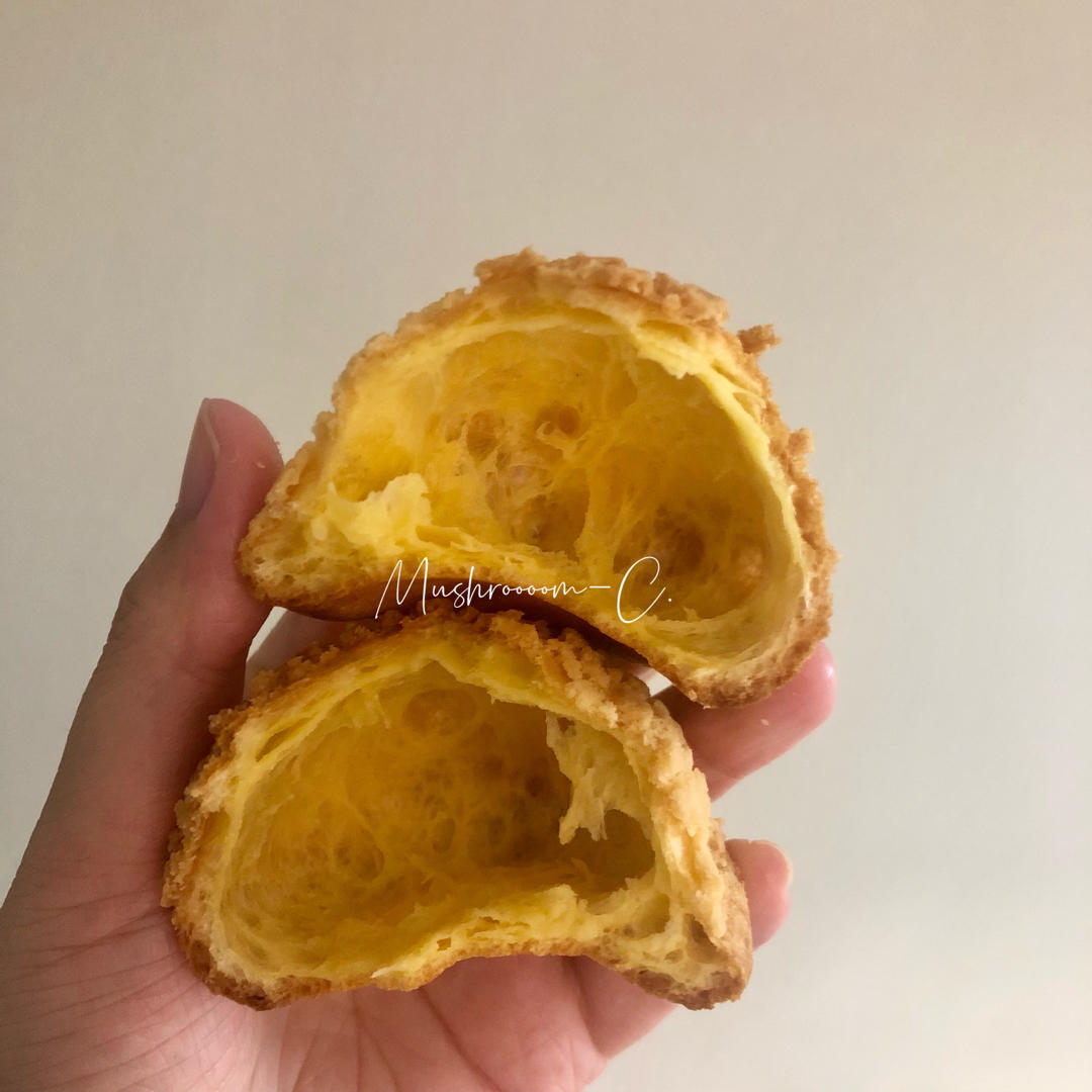 完美酥皮大泡芙｜少油｜详细教程｜3种口味｜原味｜抹茶｜可可｜泡芙常见问题汇总