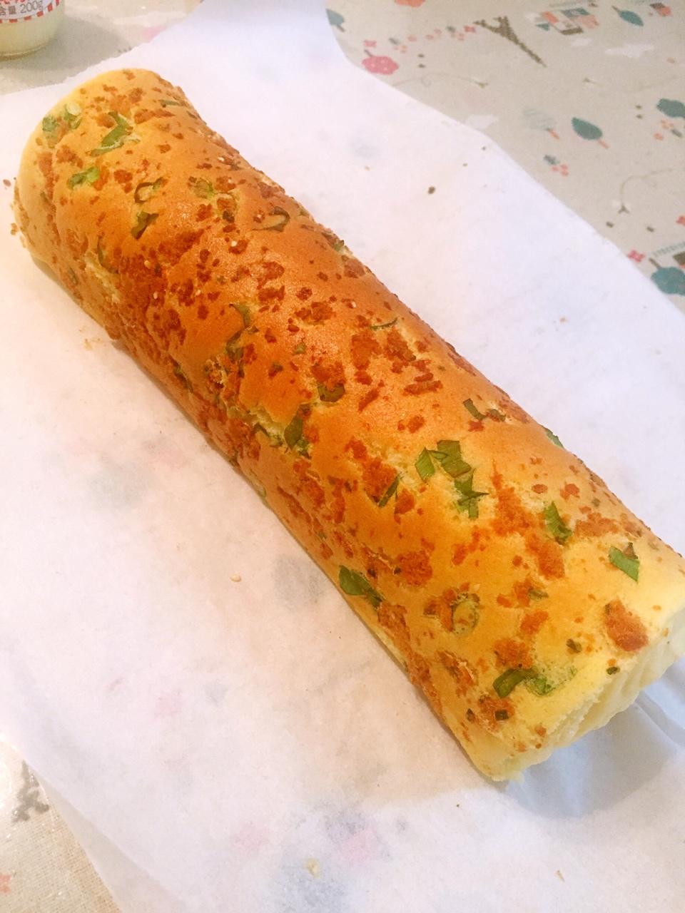 香葱肉松蛋糕卷