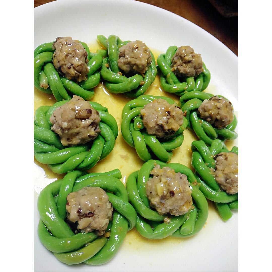 豇豆酿肉