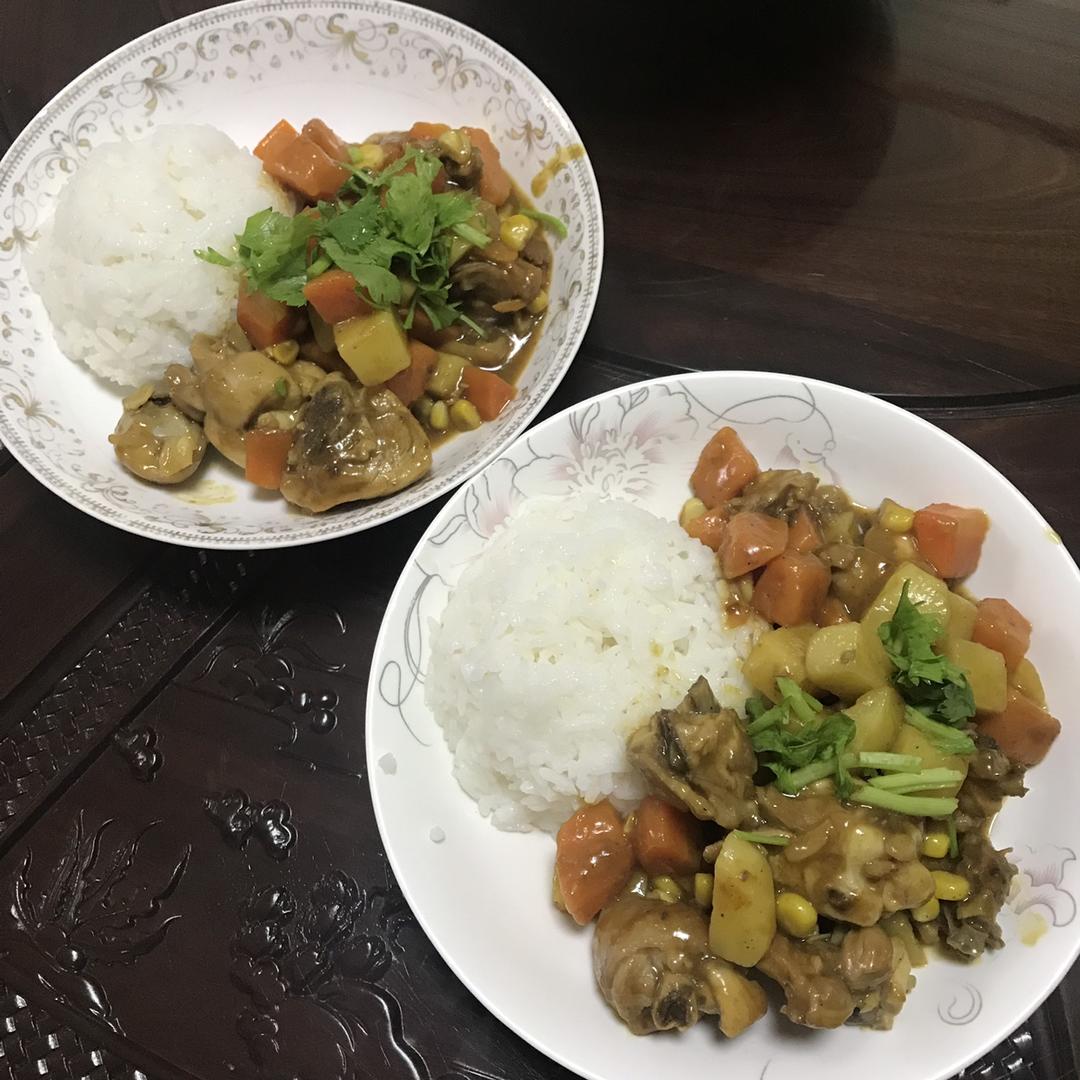 咖喱鸡肉饭