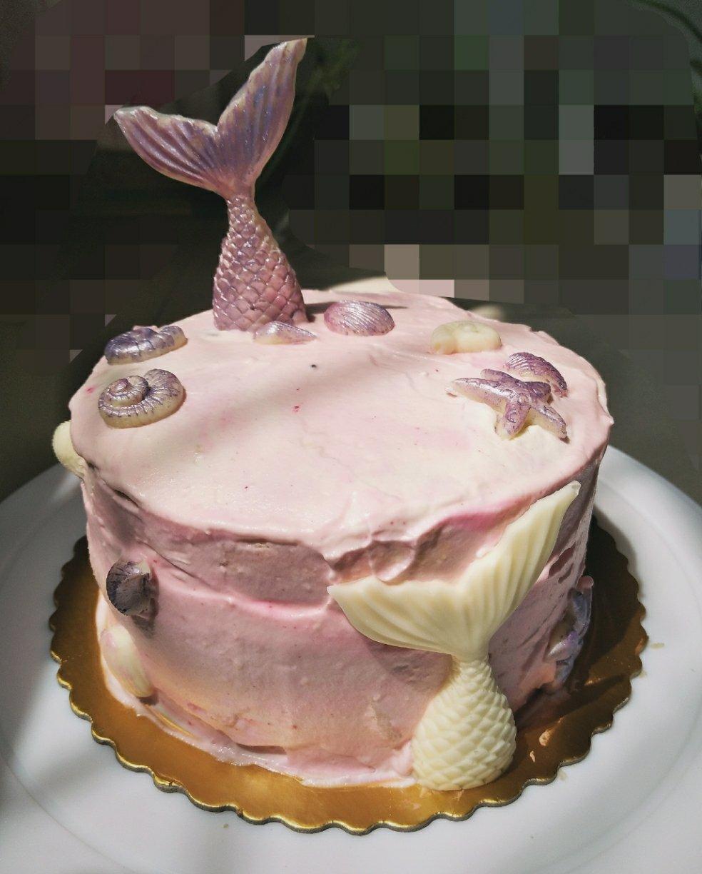 四寸抹面戚风蛋糕胚