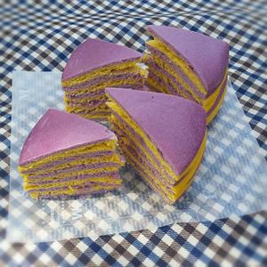 南瓜紫薯双色发糕的做法 步骤20