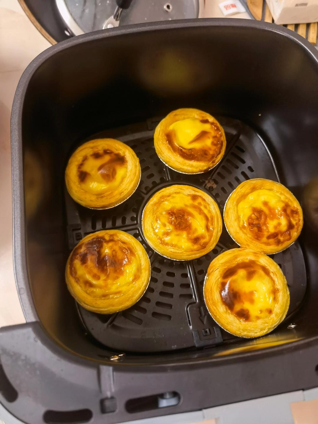 空气炸锅版全蛋葡式蛋挞『秒杀KFC』悠伴空气炸锅