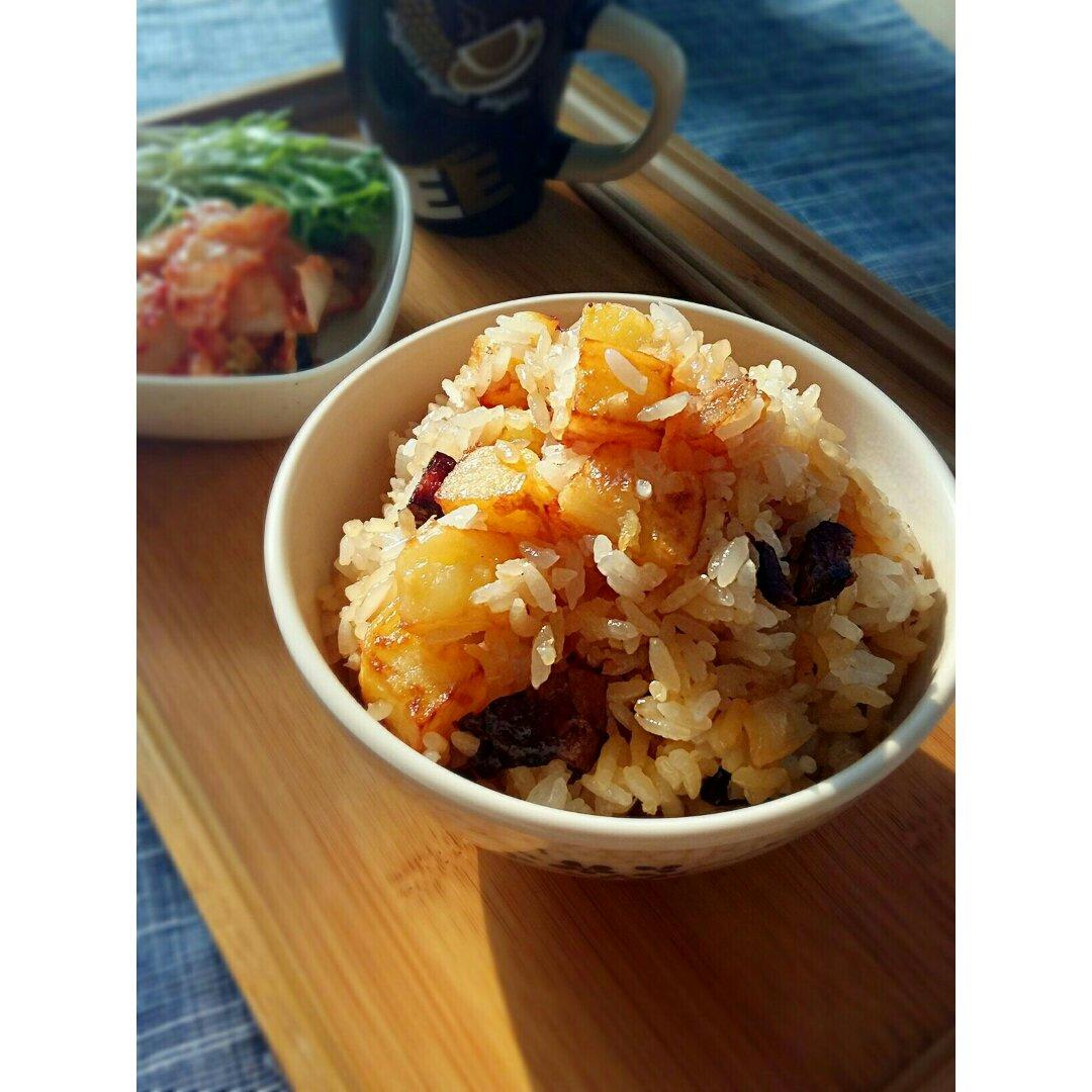 土豆焖饭（电饭锅版）