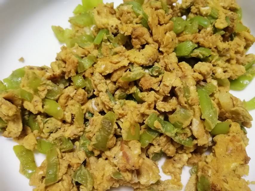 虾酱炒鸡蛋