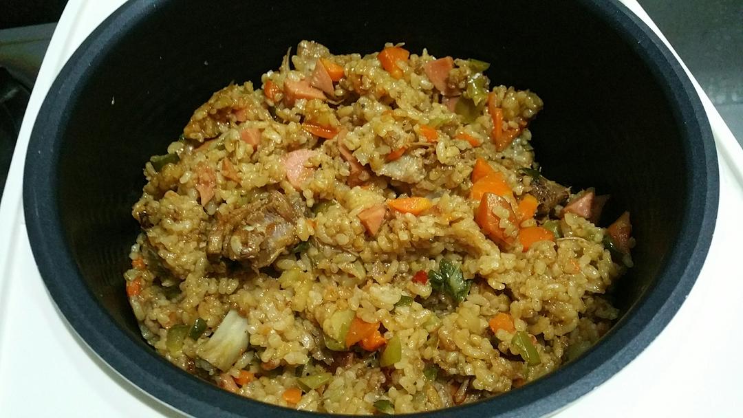 排骨蔬菜饭