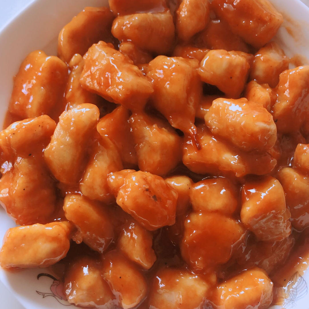 酸甜开胃超级下饭菜😋糖醋鸡胸肉🐔
