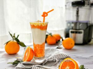 红橙酸奶饮的做法 步骤9