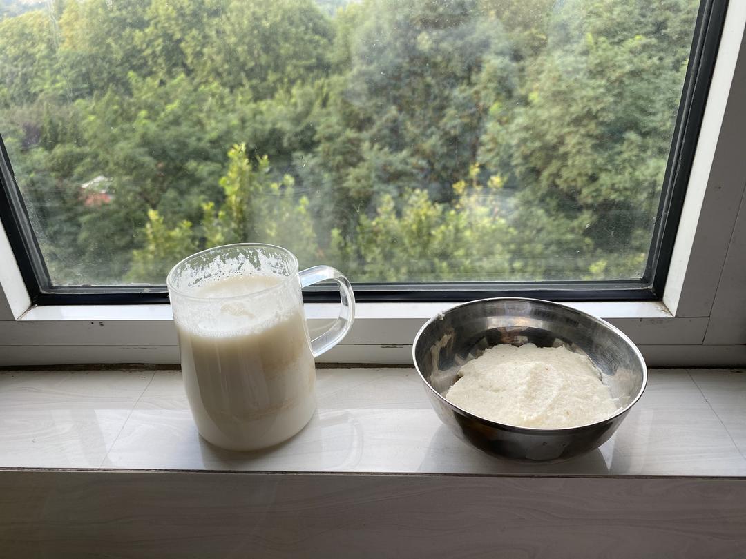 椰奶+椰酱的做法