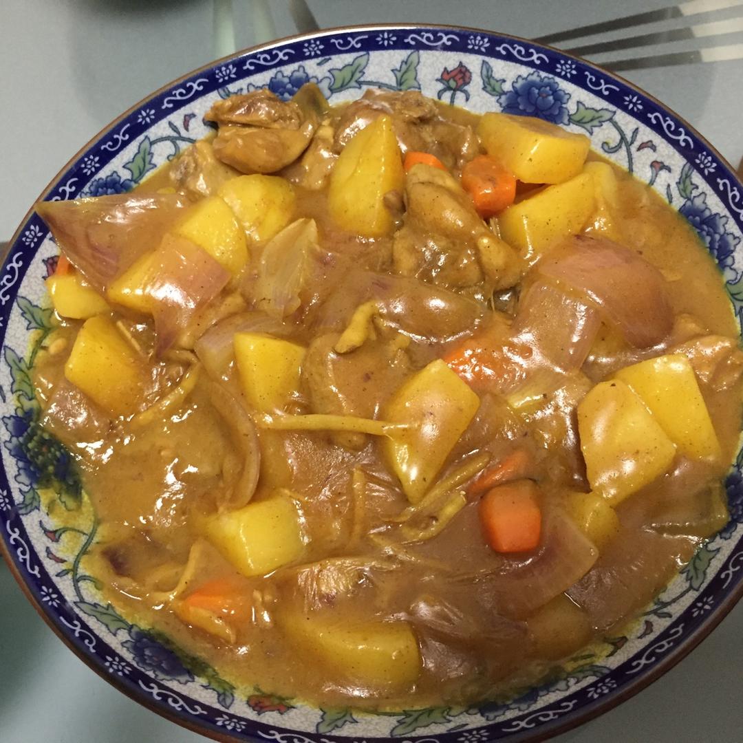 咖喱土豆鸡块
