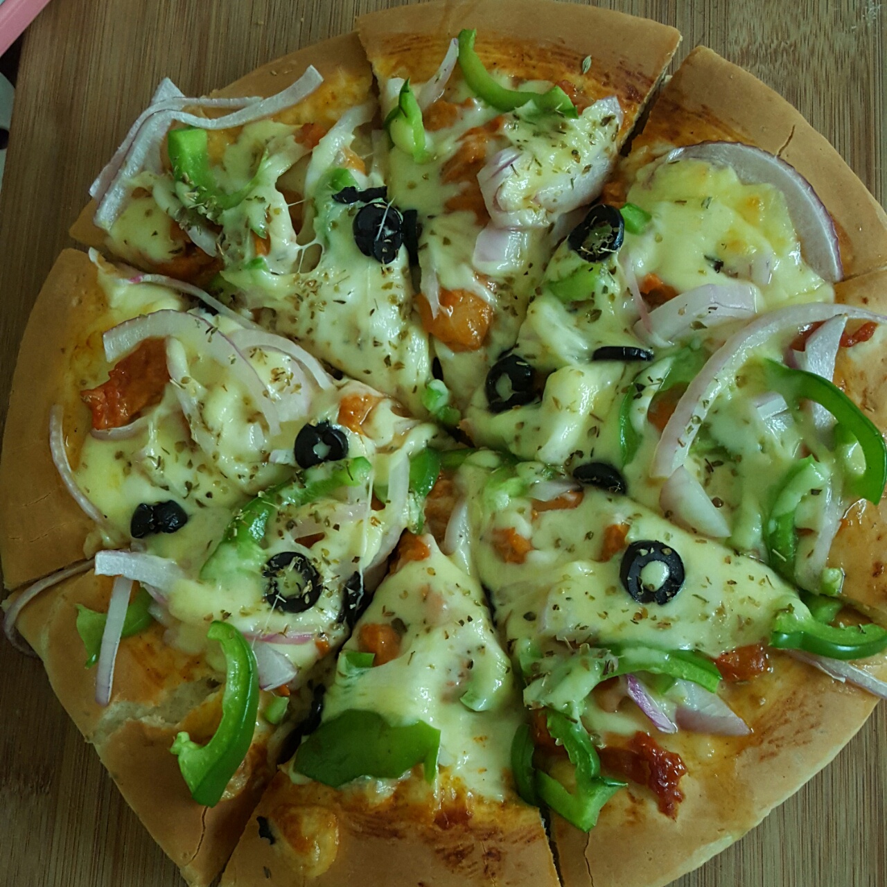 新奥尔良鸡腿肉批萨