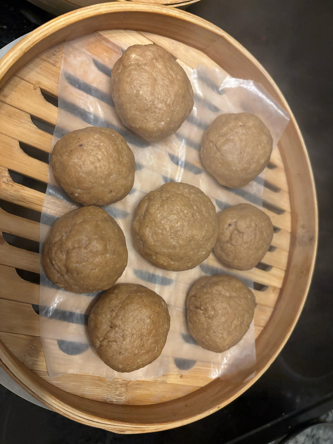 用豆腐做胖fufu的大馒头