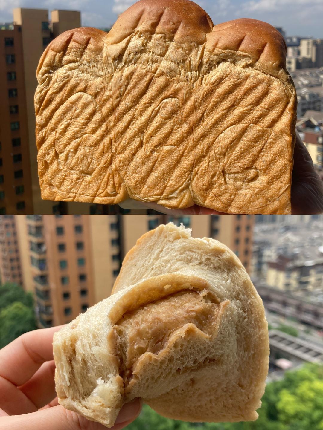 超柔软奶茶吐司🍞（附奶茶酱做法）