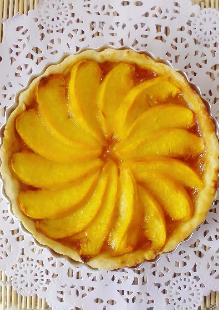 焦糖黄桃派