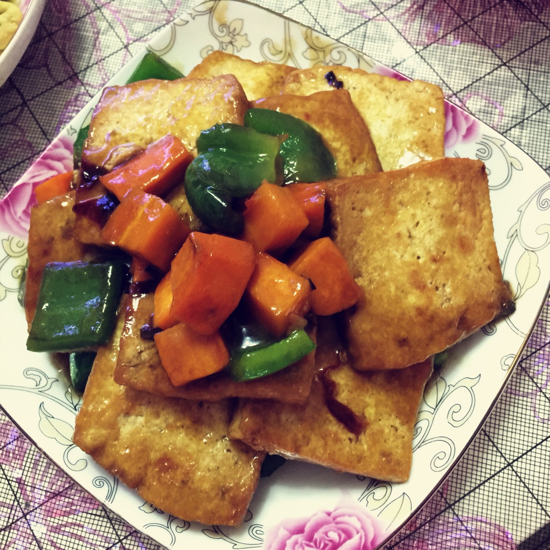 家常豆腐(彩椒版)