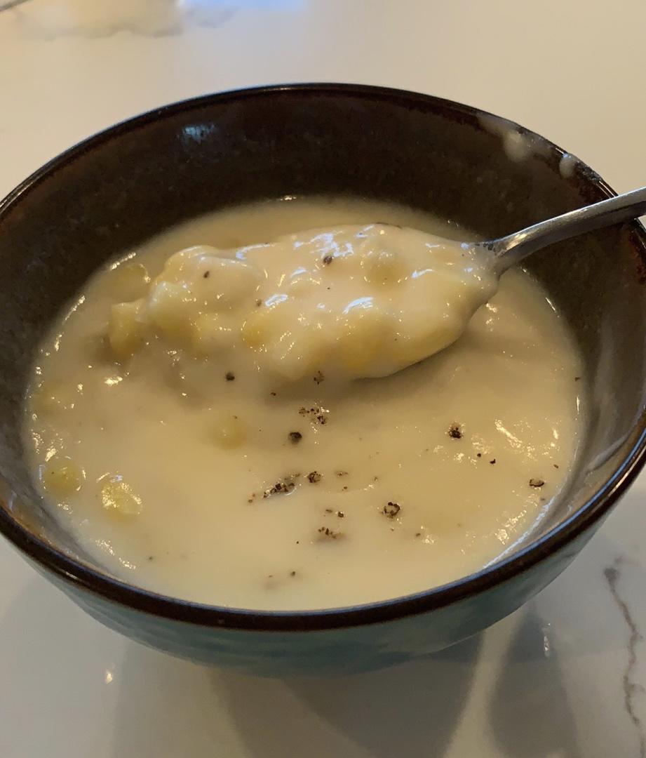 玉米奶油蘑菇汤