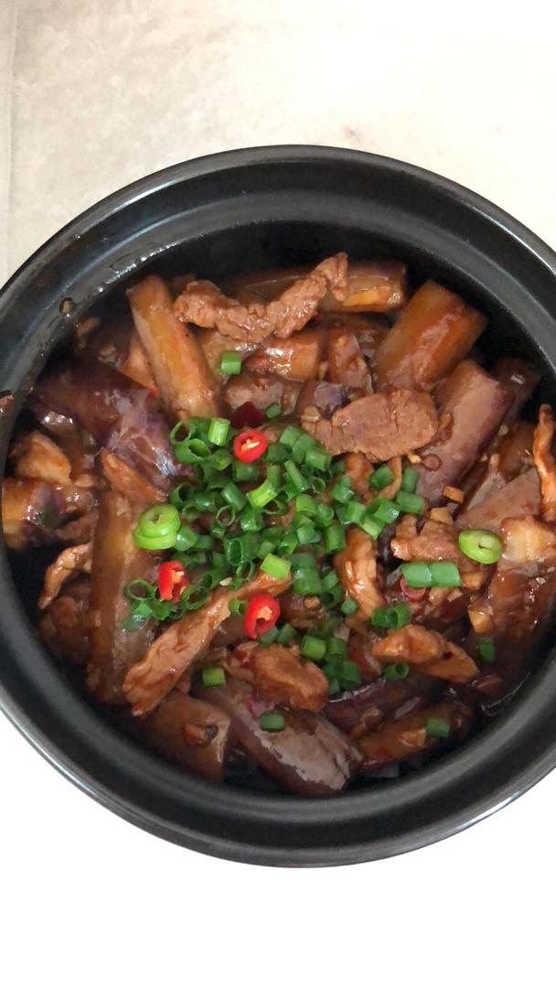 开胃下饭菜！巨简单的家常鱼香茄子煲