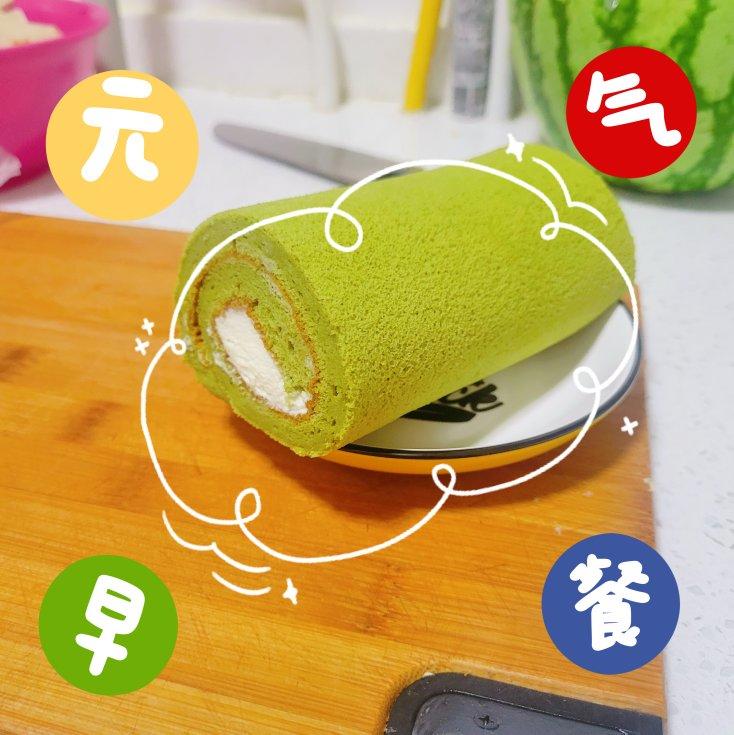 烫面抹茶蛋糕卷（卷不易裂）