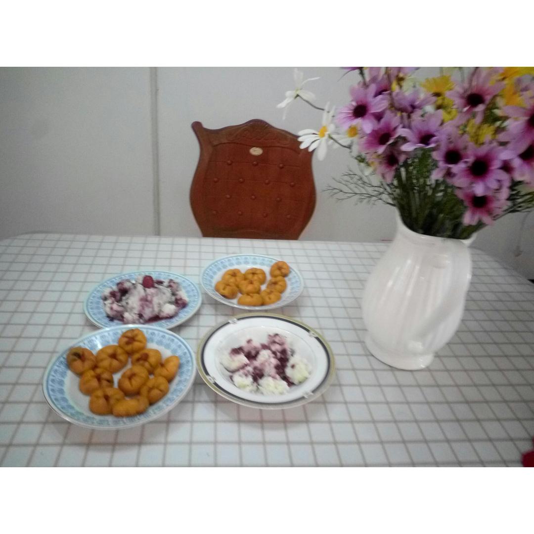 蓝莓山药泥