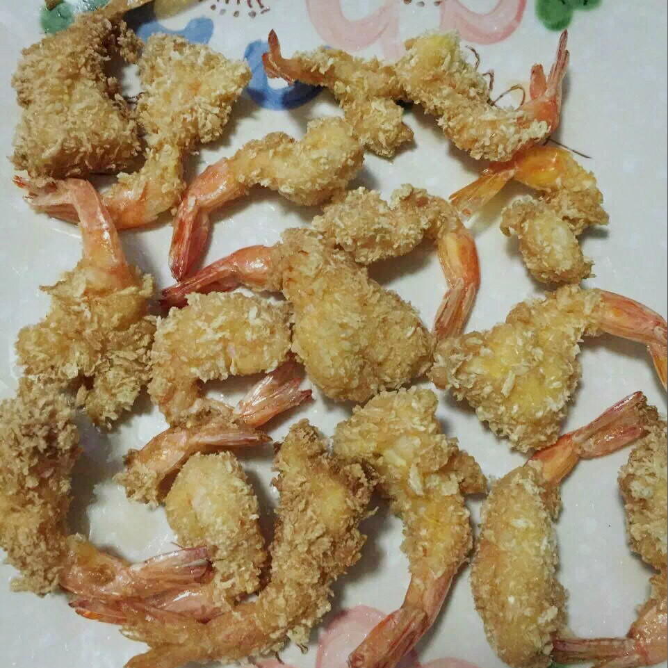面包糠炸虾