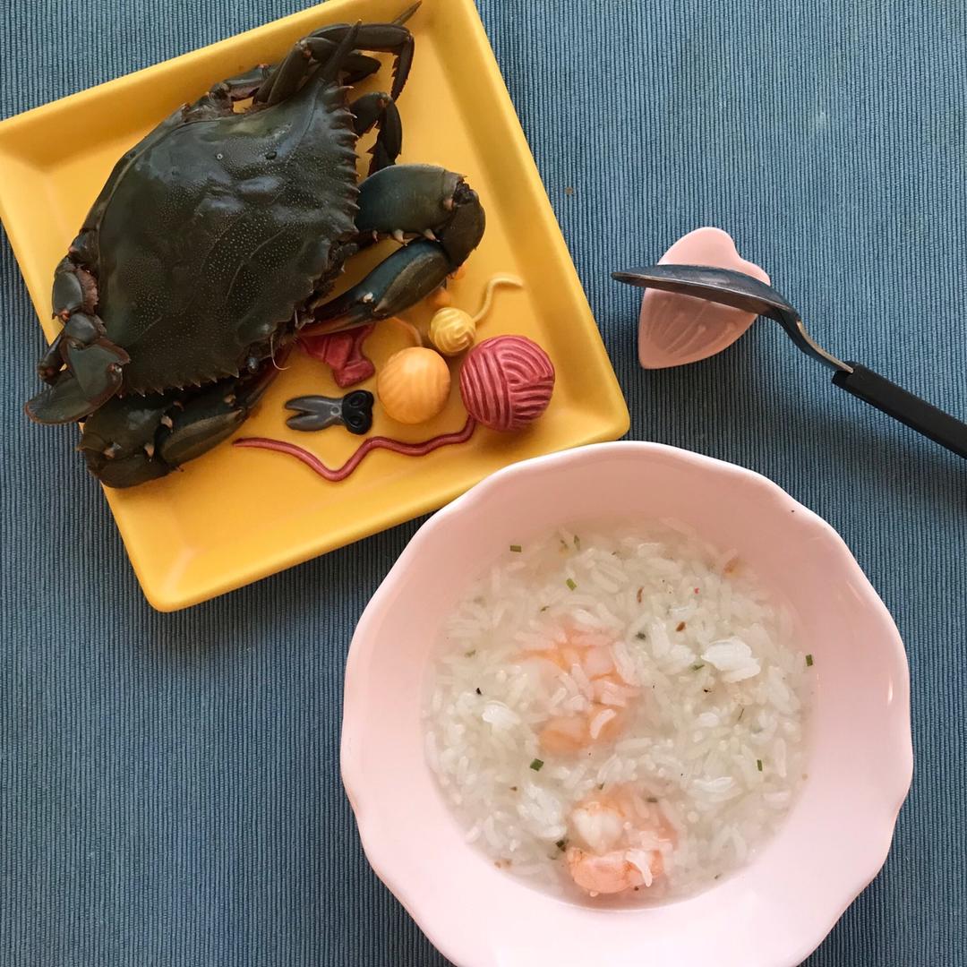 鲜虾砂锅粥
