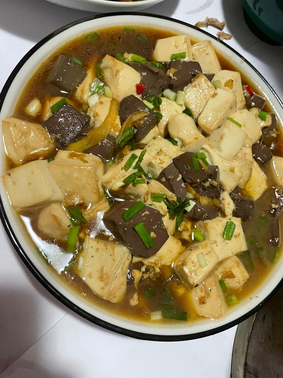 鸭血豆腐