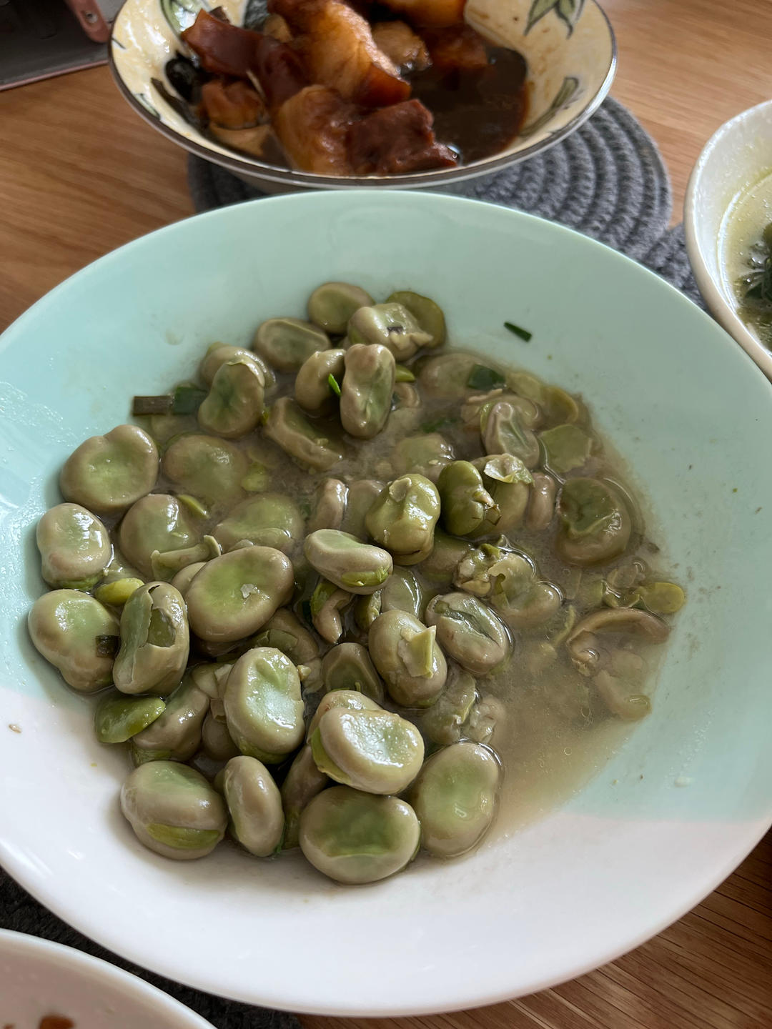 无比鲜美的葱油蚕豆