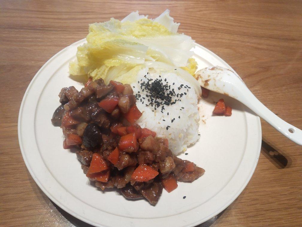 简易卤肉饭