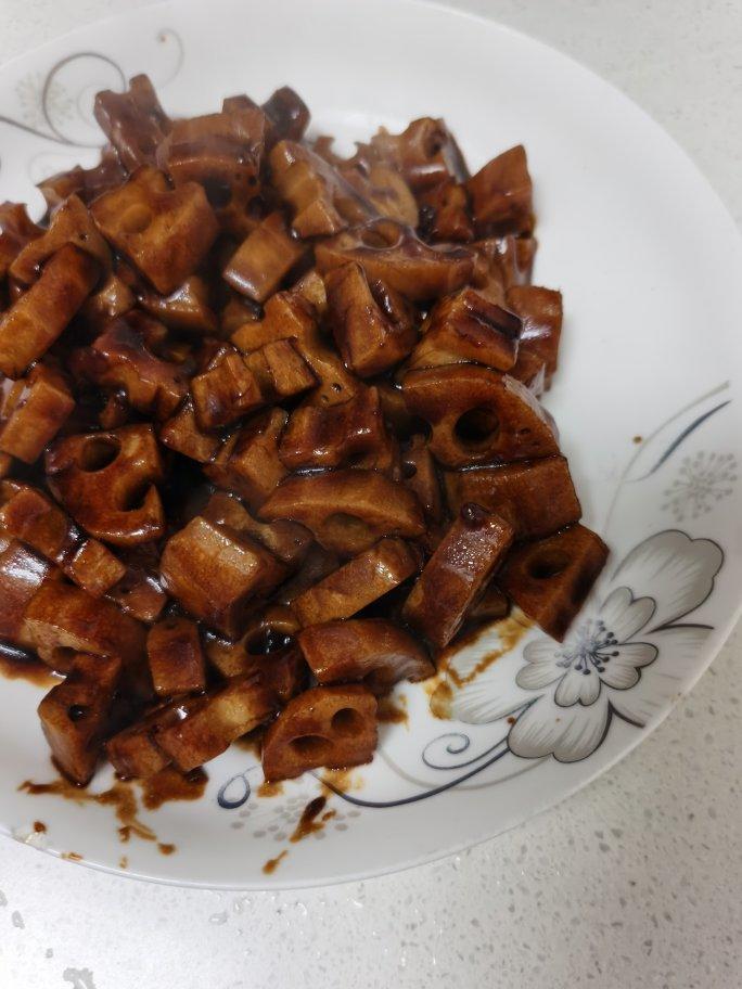 酸甜的开胃菜-  糖醋藕丁