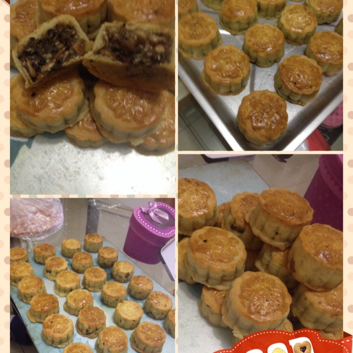 五仁月饼～不用转化糖浆的版本