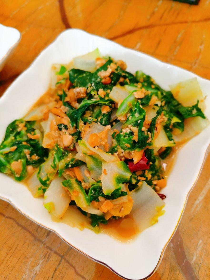 豆豉炒牛皮菜