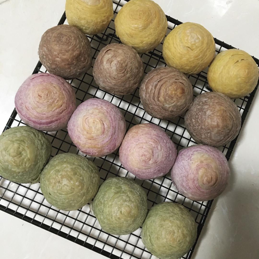 螺旋酥.蛋黄酥.-个人的技巧