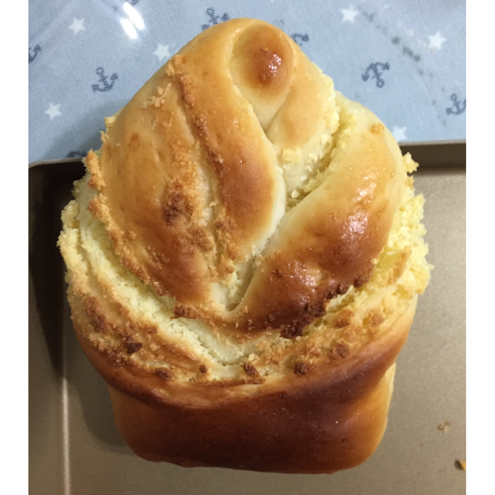椰蓉叶子面包