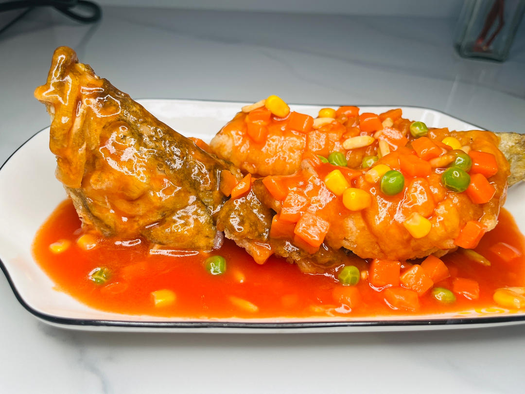 年菜必学【松鼠桂鱼】，给你多动图食谱，不信你学不会！（孔瑶原创食谱）