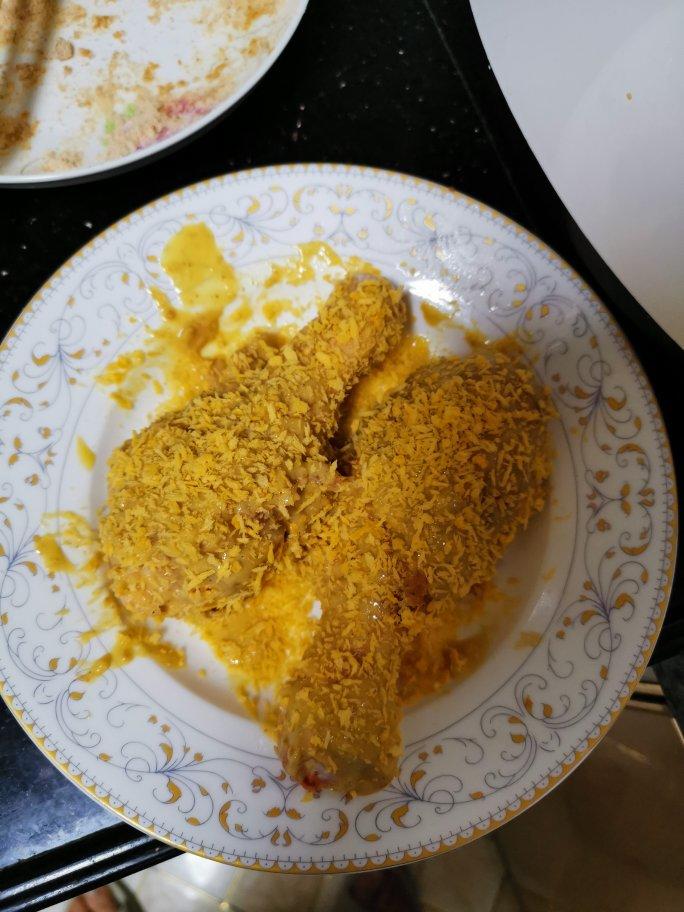 不用炸鸡粉也可以炸出酥脆炸鸡腿