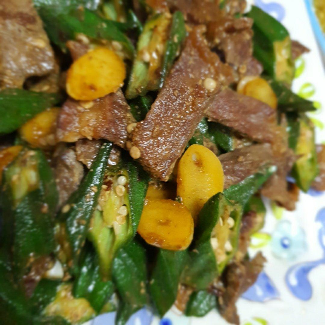 秋葵牛柳