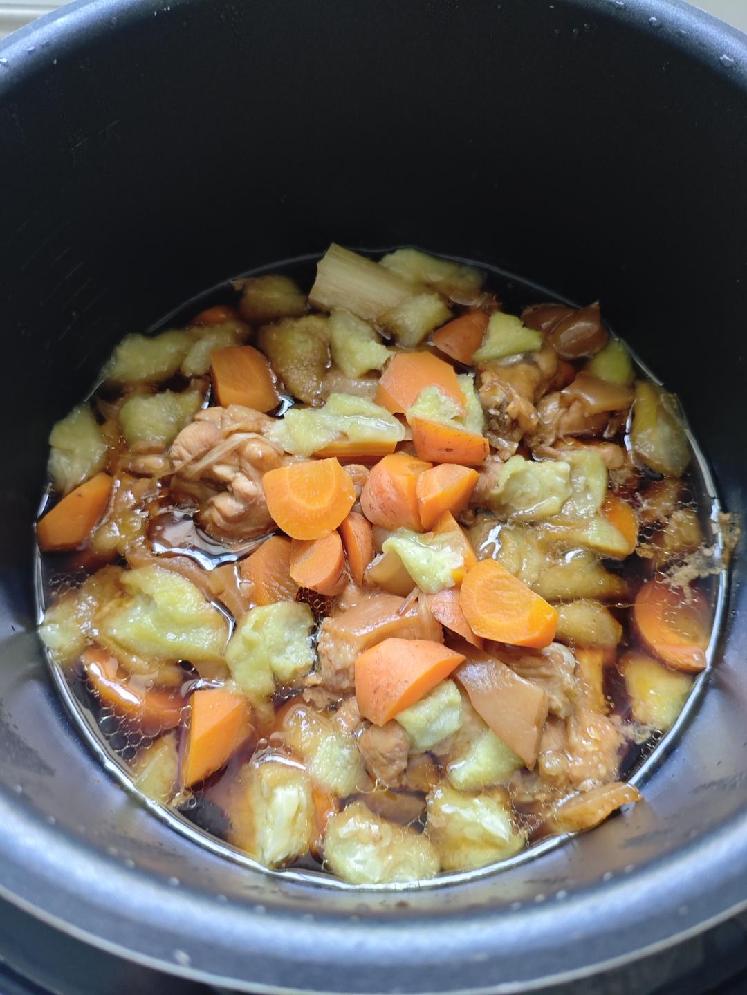 简单版电压力锅清炖鸡翅根