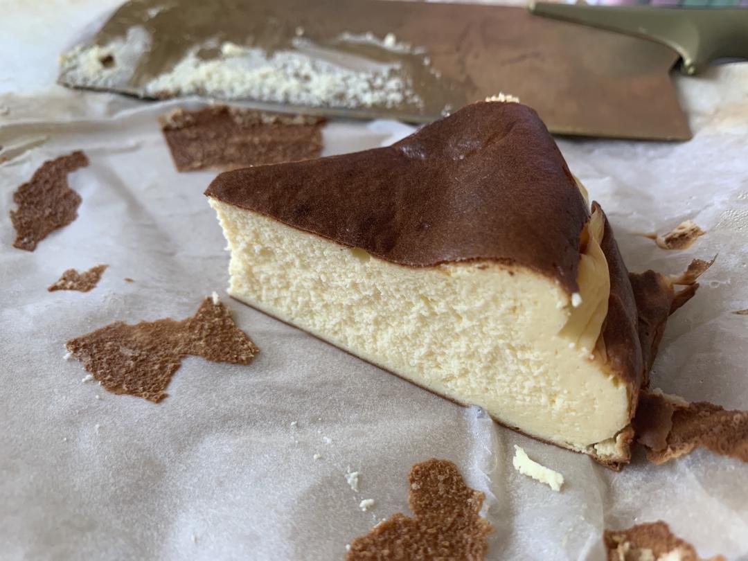 巴斯克蛋糕重芝士生酮低碳水无粉赤藓糖醇代糖消耗奶油奶酪新手甜点6寸