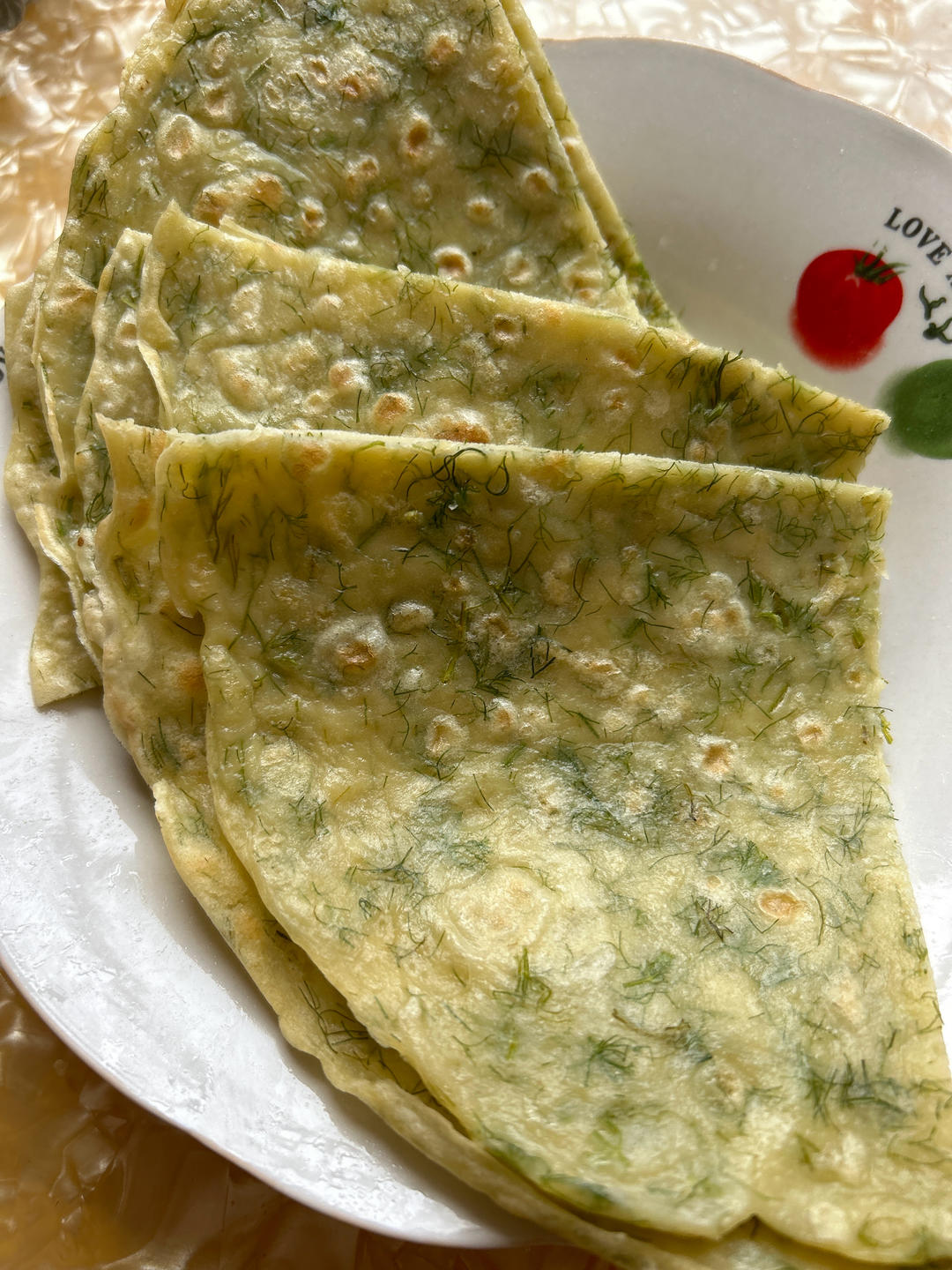 茴香煎饼