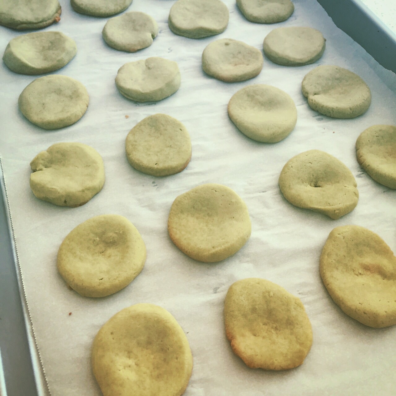 抹茶软曲奇（无蛋）