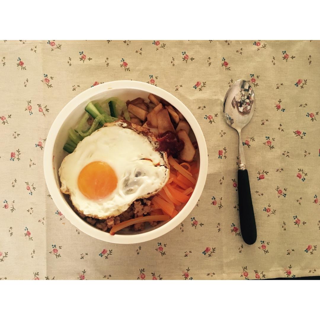 蔬菜泡饭&韩式拌饭｜太阳猫早餐