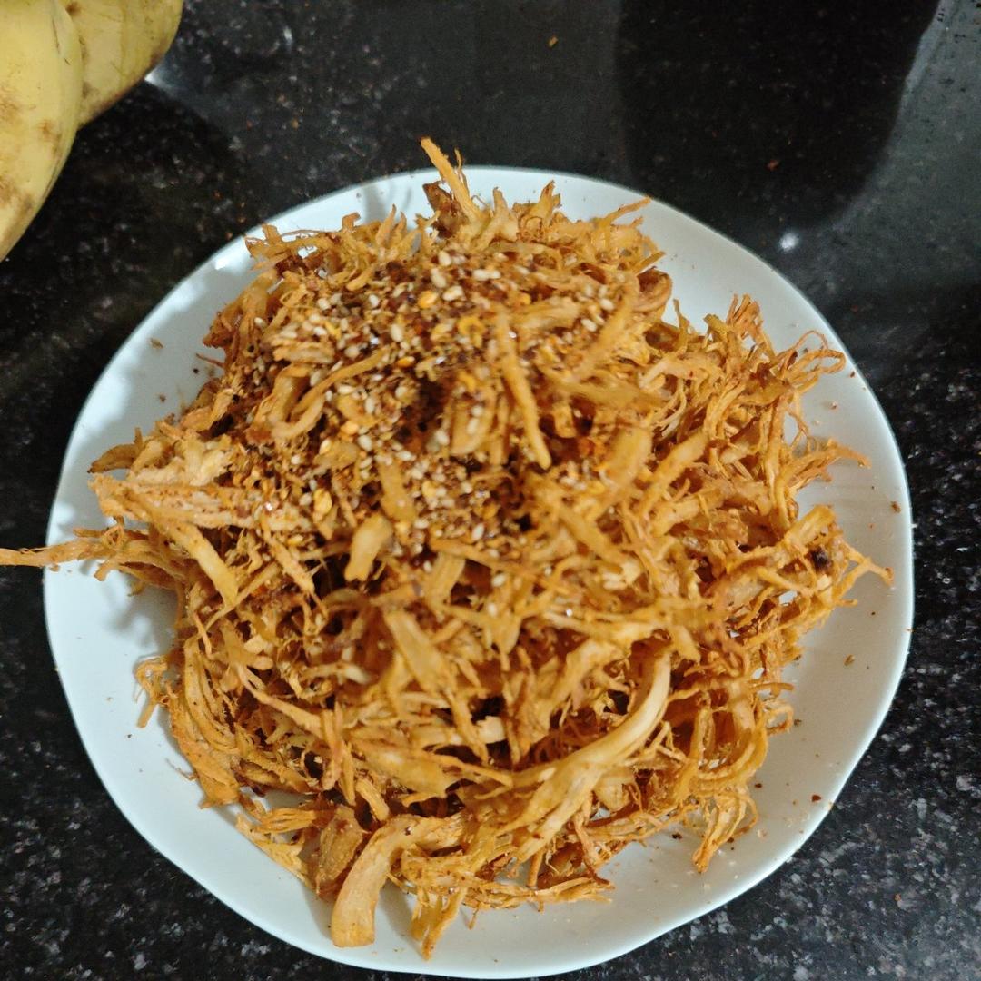 五香孜然烤鸡胸肉丝干（减肥零食）