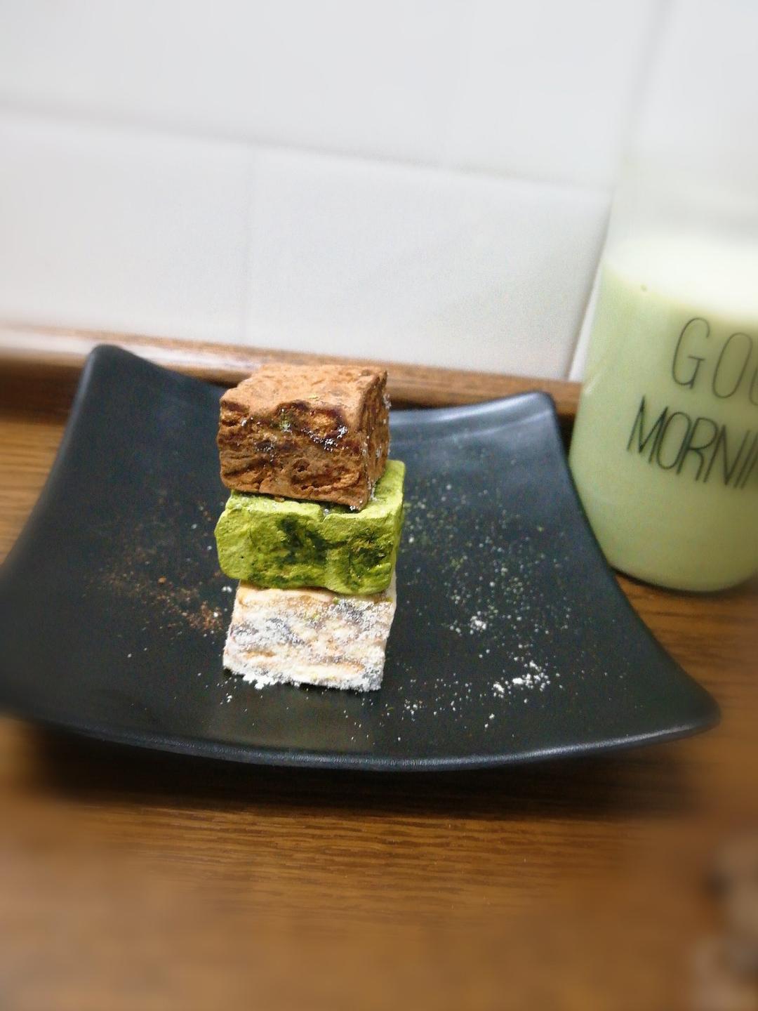 《Tinrry+》雪花酥（雪Q饼）（原味、抹茶、可可）