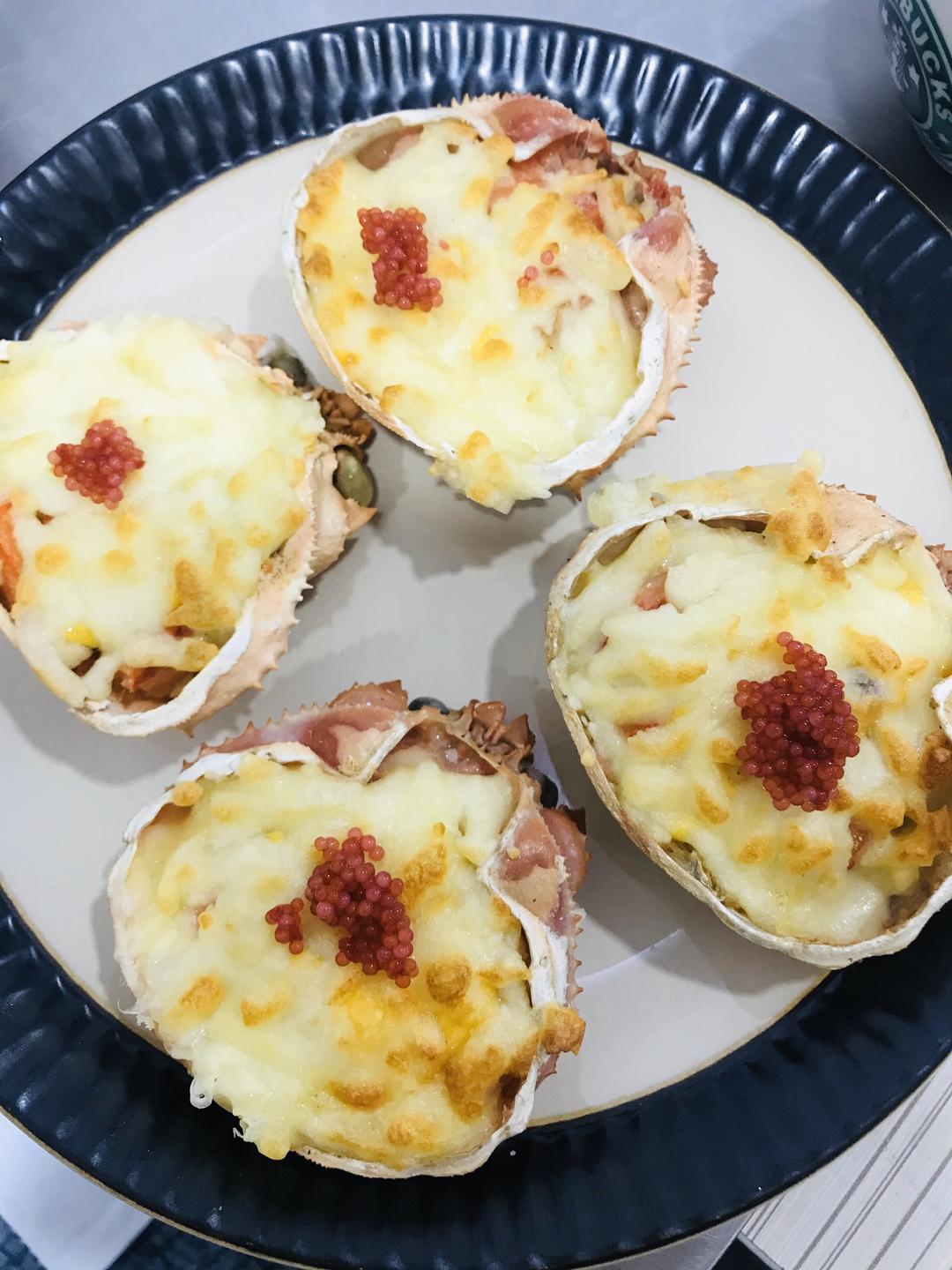 日料店芝士焗蟹斗