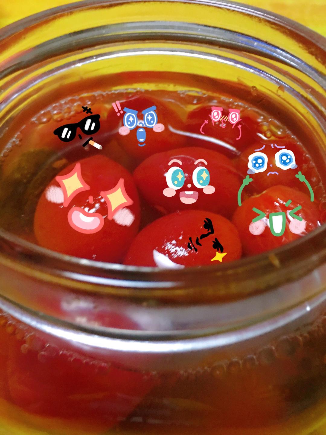 甜甜的腌渍话梅味小番茄的做法