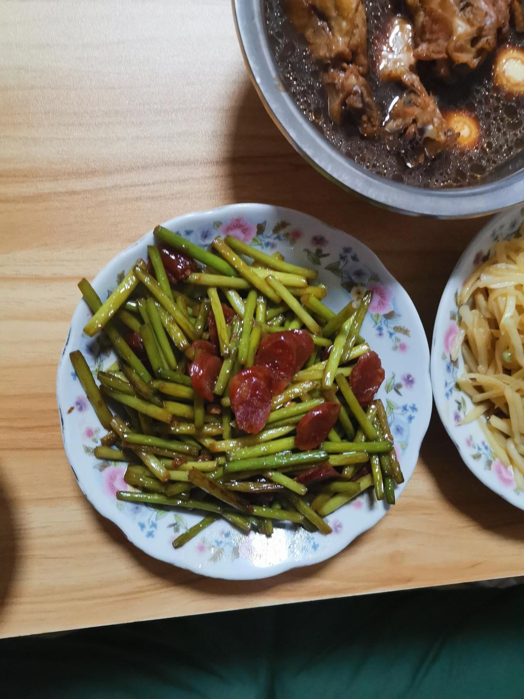 蒜薹炒腊肠