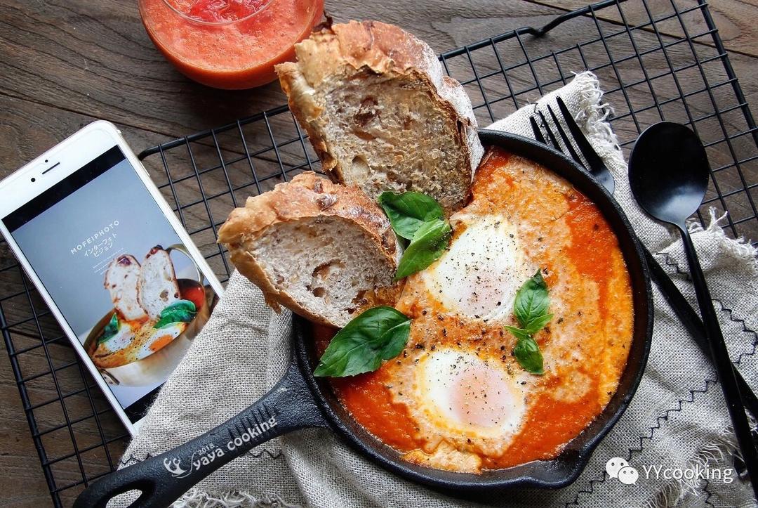 怡s【北非蛋/以色列茄汁烤蛋
Shakshuka】的做法