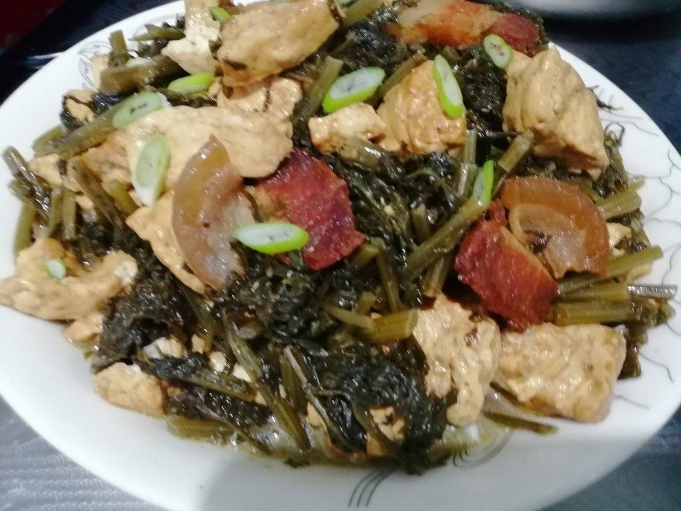 珠珠_03k5做的【芥菜樱炖豆腐】