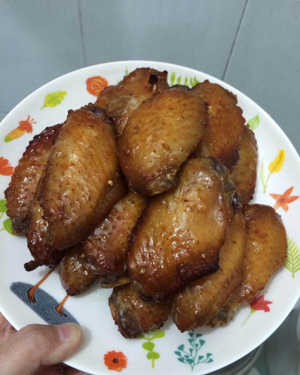 蜜汁鸡翅 Honey Coated Roast Chicken Wings