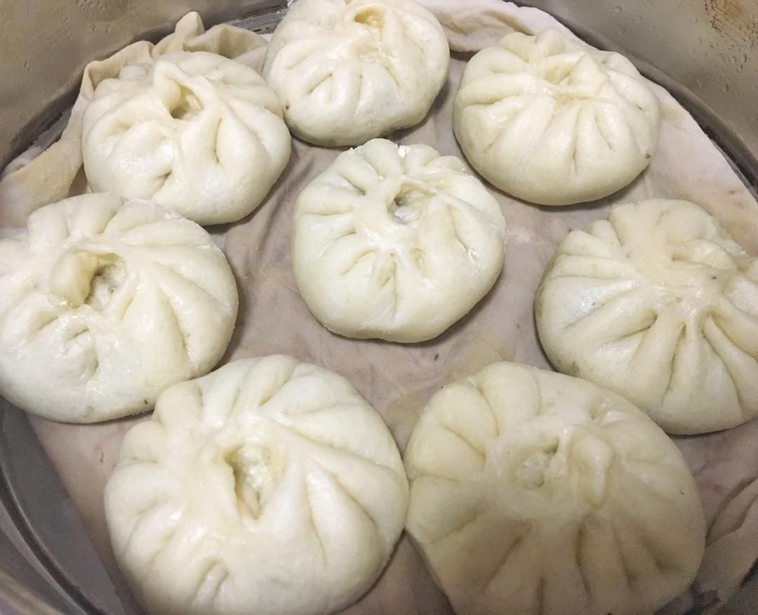 喜子amy做的节省一半时间的大包子(另付翠绿菜包子,肉包子,腹黑包子